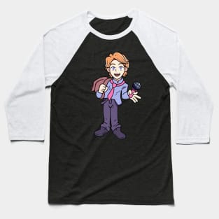 Senpai FNF character Baseball T-Shirt